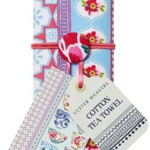 Ulster Weavers Tea Towel Rice Bowl 100% Cotton, NWT, Stocking Stuffer